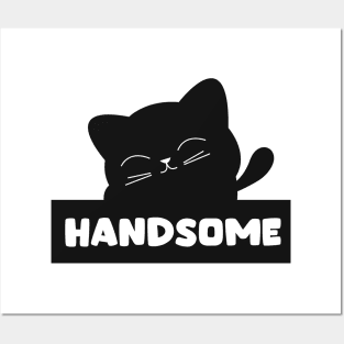 Handsome cat Posters and Art